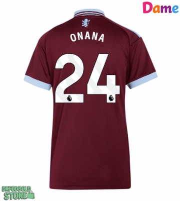 Aston Villa Amadou Onana #24 Replika Hjemmebanetrøje Dame 2026-27 Kortærmet